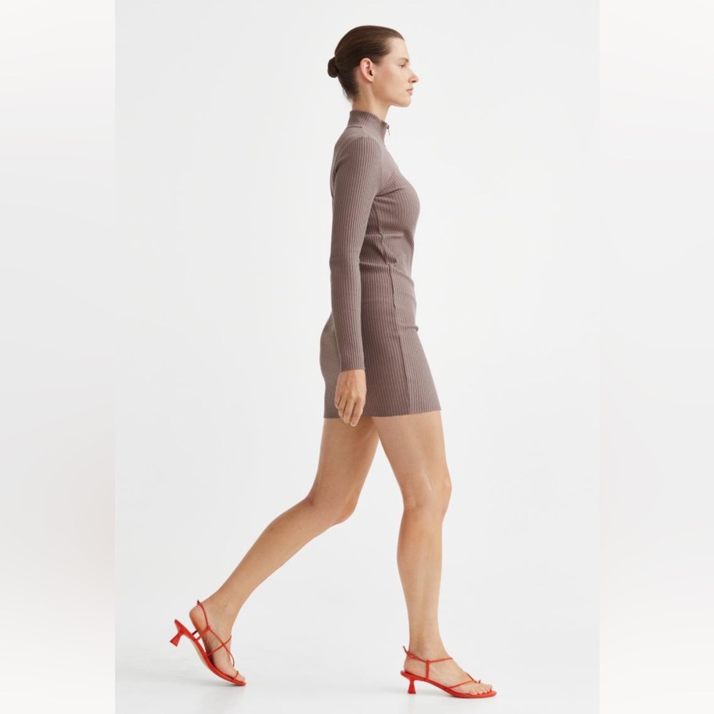H&M Rib-knit Bodycon Dress - Picture 4 of 7